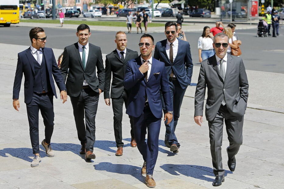 Convidados e noivos no Mosteiro dos Jerónimos