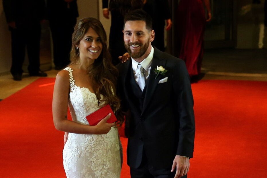 Lionel Messi casou com Antonella Roccuzzo