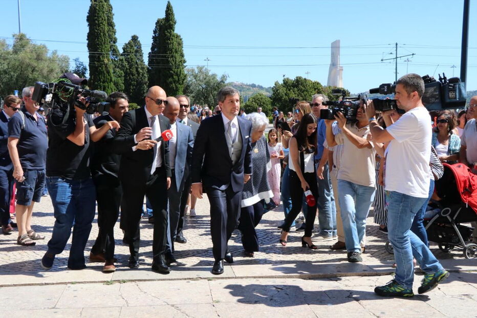 Bruno de Carvalho e Joana Ornelas casaram-se este sábado em Lisboa