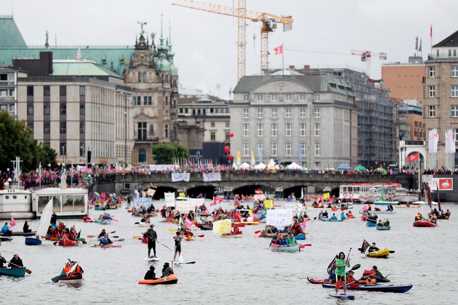 Milhares de pessoas protestaram em Hamburgo contra a cimeira do G20