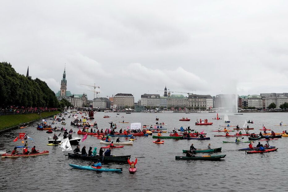 Milhares de pessoas protestaram em Hamburgo contra a cimeira do G20