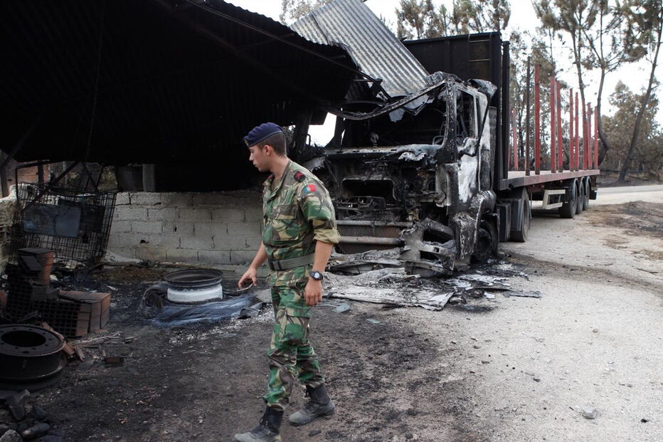 Fuzileiros estão há três semanas a dar apoio às populações de Pedrógão Grande
