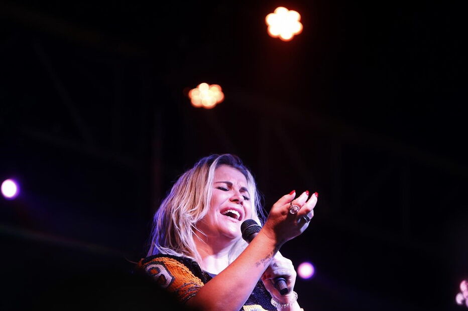 Katia Aveiro atuou no Cais do Sodré, no Maior Arraial de Lisboa