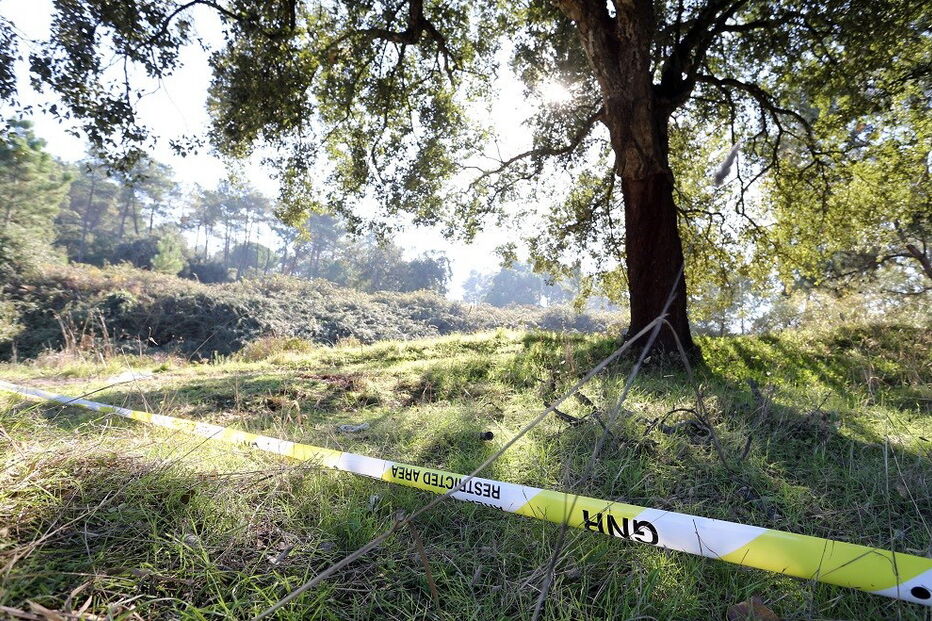Local onde o jovem foi encontrado morto, nas traseiras do campo de futebol da Quinta do Conde