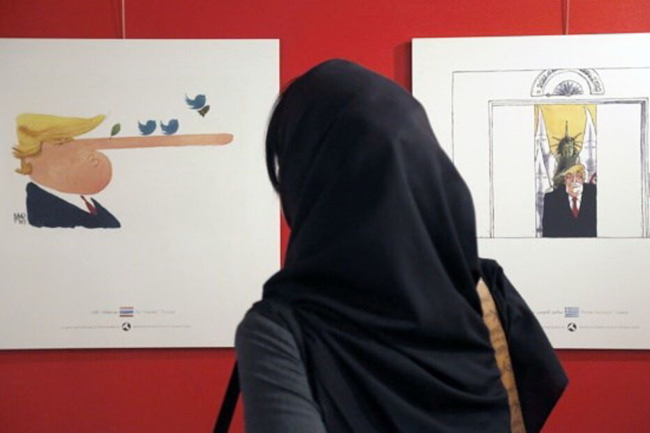 Iranianos organizaram um concurso de banda desenhada de 