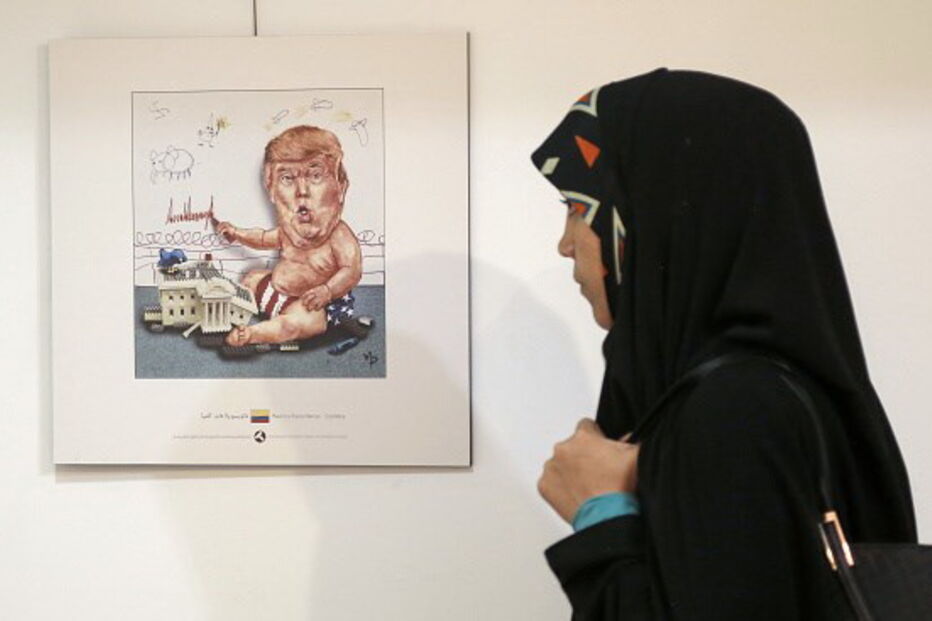 Iranianos organizaram um concurso de banda desenhada de 