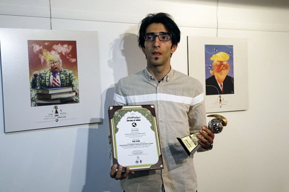 Iranianos organizaram um concurso de banda desenhada de 