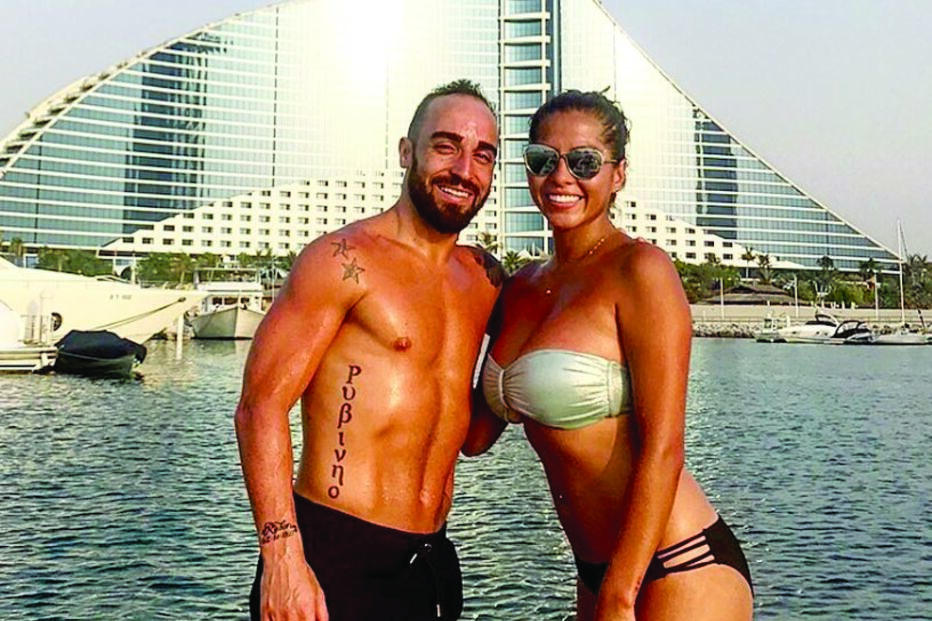 Ricardinho com a namorada