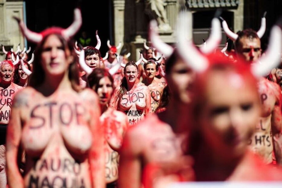 Manifestação contra tauromaquia 