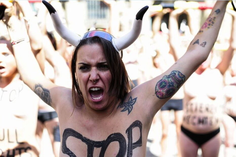 Manifestação contra tauromaquia 