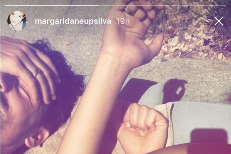 Adrien Silva e a mulher fizeram uma tatuagem para celebrar o amor que os une