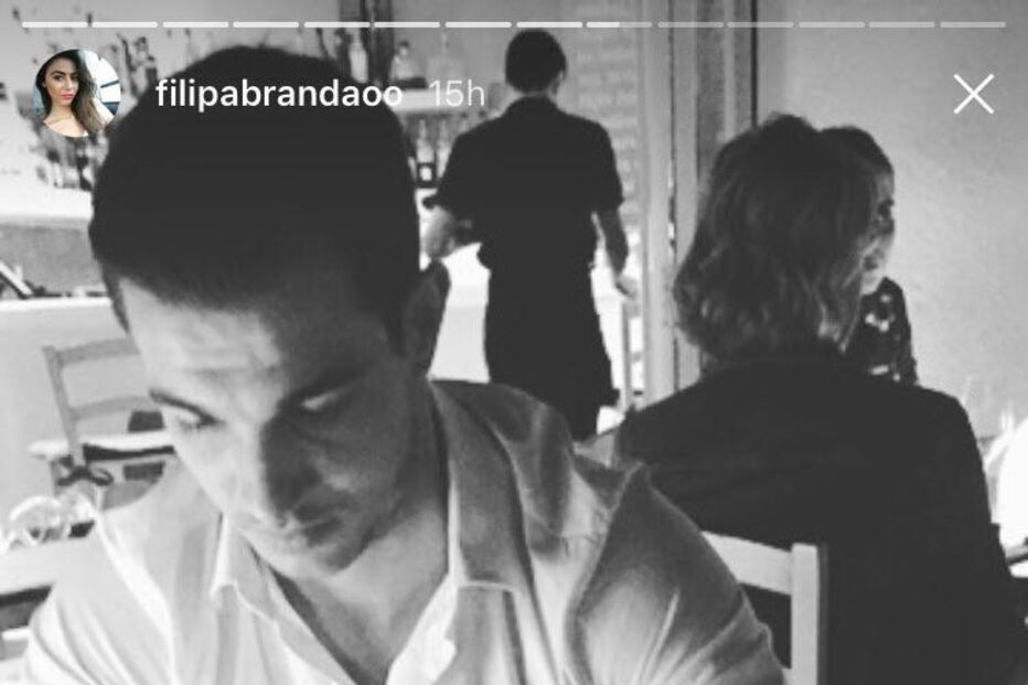 Cédric e a namorada viajaram até à ilha de Mykonos