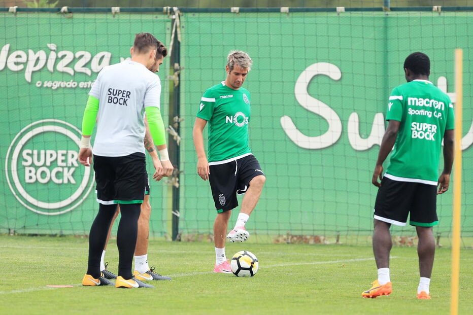 Treino do Sporting em Alcochete