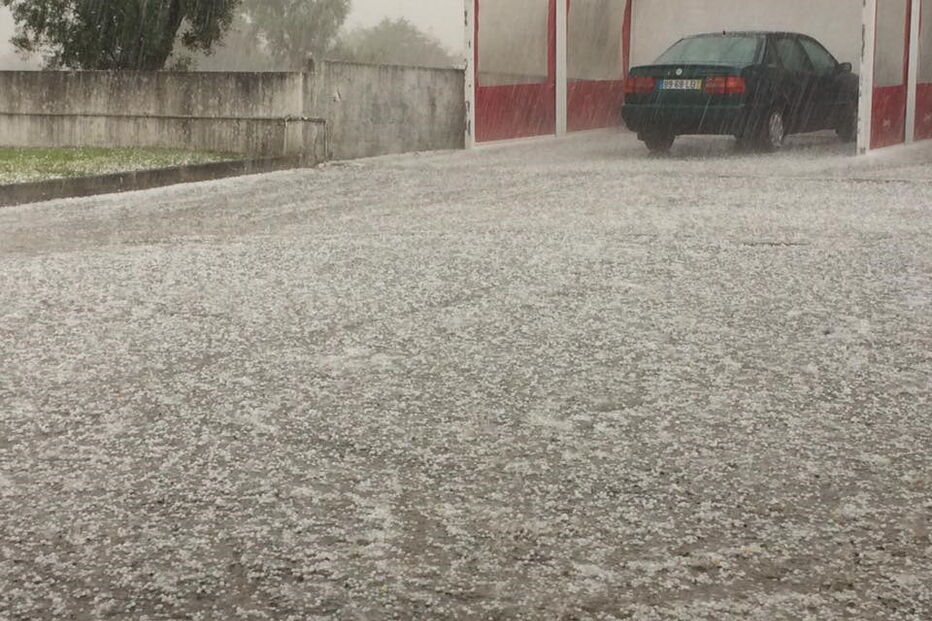 Granizo em Miranda do Corvo