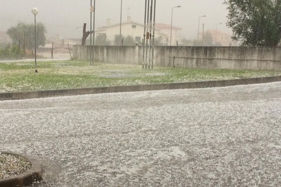 Granizo em Miranda do Corvo