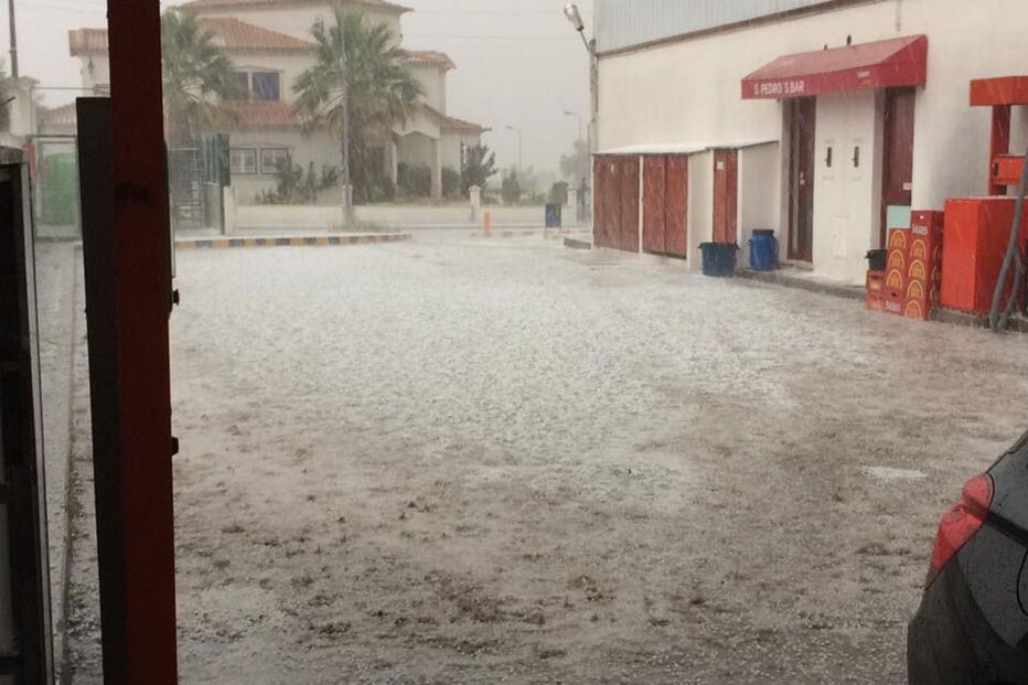 Granizo em Miranda do Corvo