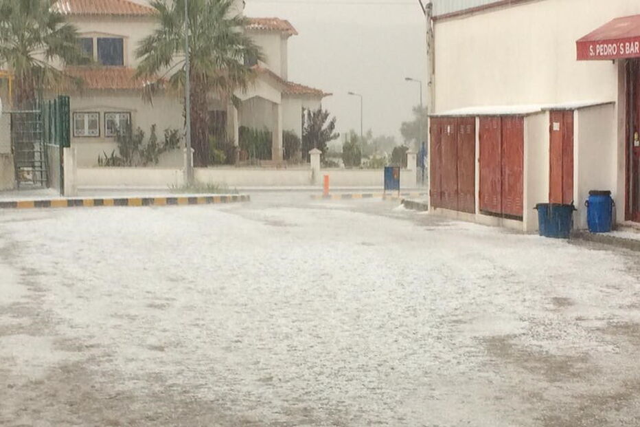 Granizo em Miranda do Corvo