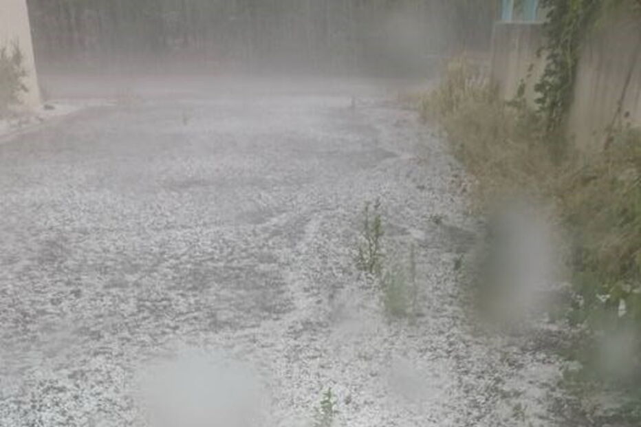 Granizo em Miranda do Corvo