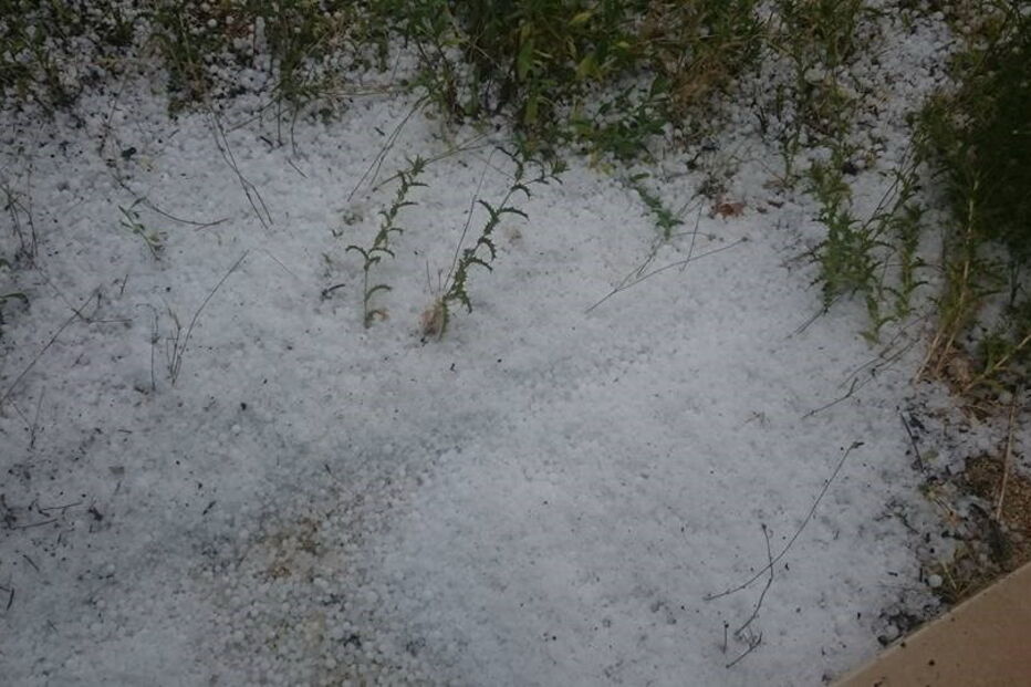 Granizo em Miranda do Corvo