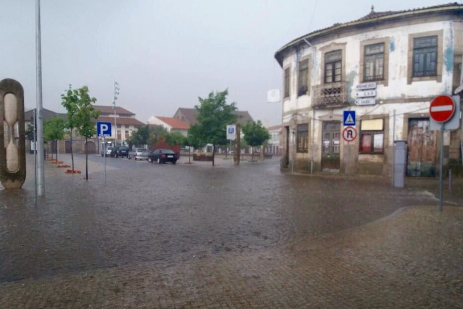Chuva causou inundações em Vila Pouca de Aguiar