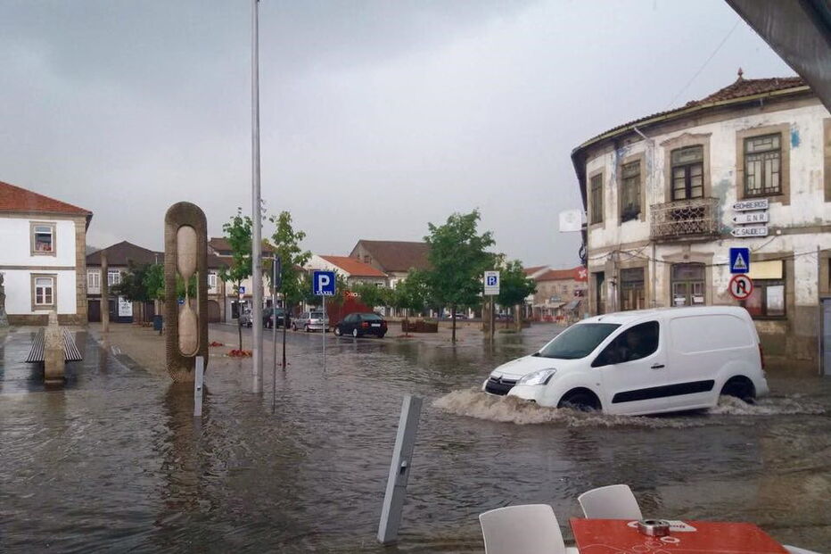Chuva causou inundações em Vila Pouca de Aguiar