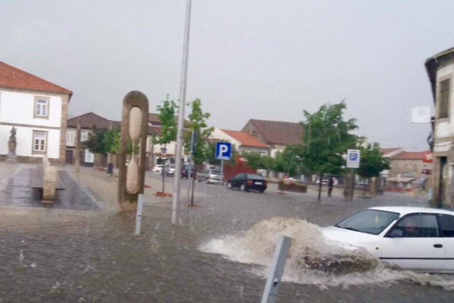 Chuva causou inundações em Vila Pouca de Aguiar