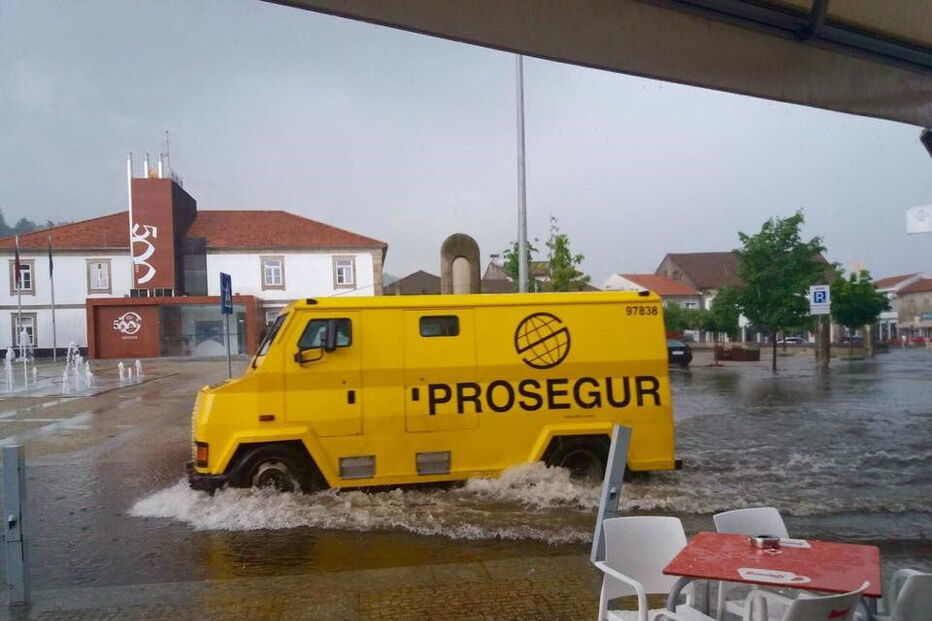 Chuva causou inundações em Vila Pouca de Aguiar