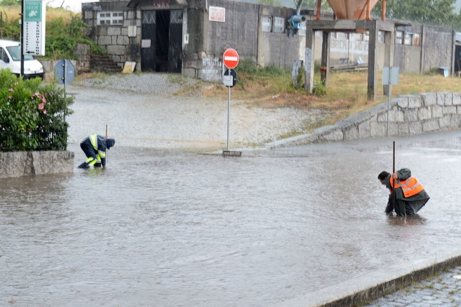 Chuva causou inundações em Vila Pouca de Aguiar