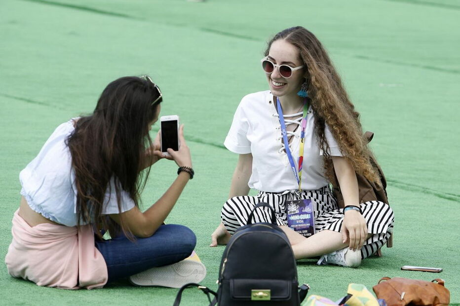 Imagens do recinto do Alive no primeiro dia do festival