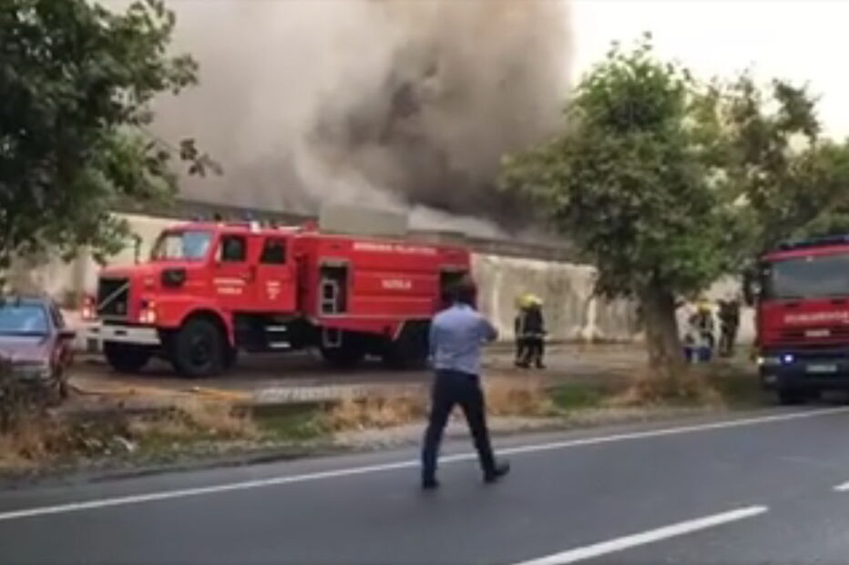 Fogo combatido em Moreira de Cónegos por bombeiros de várias corporações
