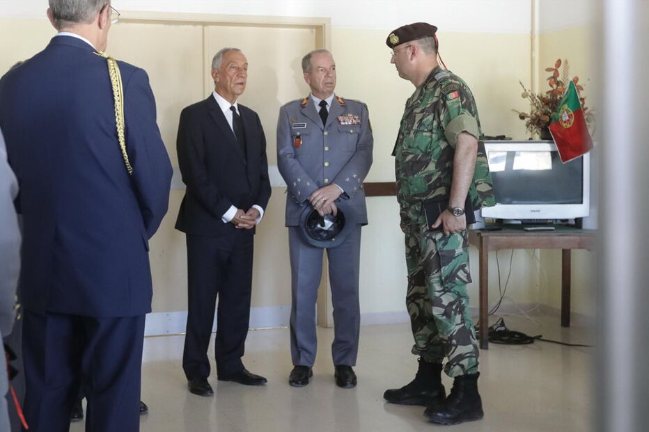 Marcelo foi a Tancos com o Ministro da Defesa, a 4 de Julho