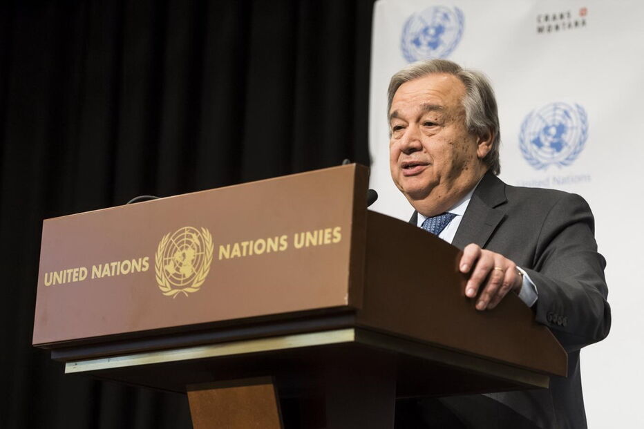 Secretário-geral das Nações Unidas, António Guterres
