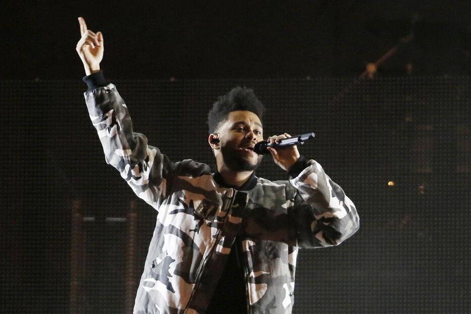 O cantor canadiano The Weeknd
