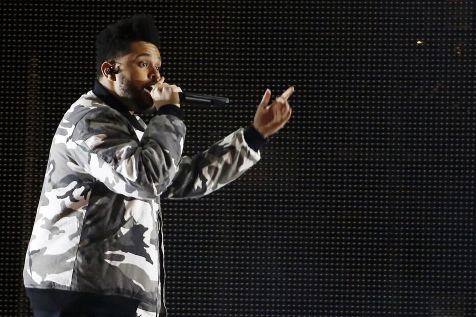 O cantor canadiano The Weeknd