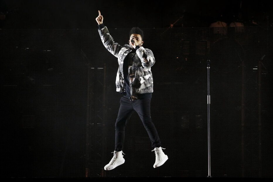 O cantor canadiano The Weeknd
