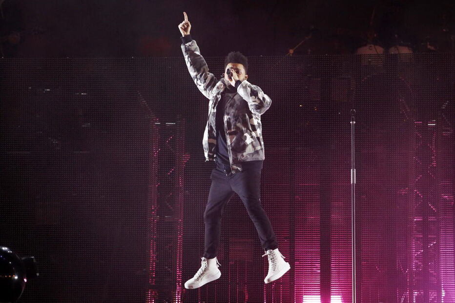 O cantor canadiano The Weeknd