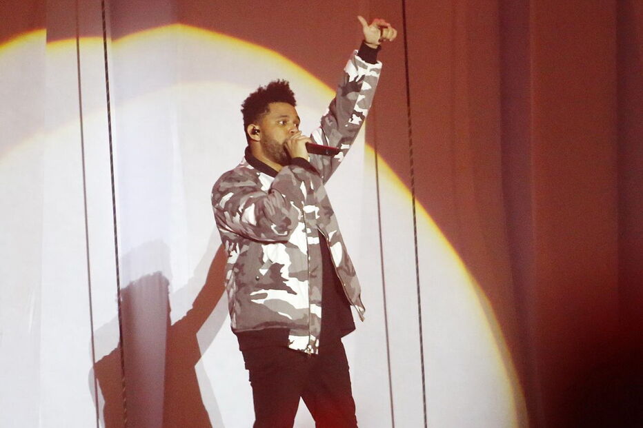 O cantor canadiano The Weeknd