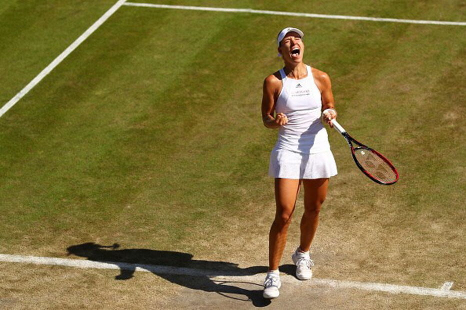 Kerber, Angelique Kerber, Garbiñe Muguruza, Grand Slam, Wimbledon, Shelby Rogers, desporto, ténis