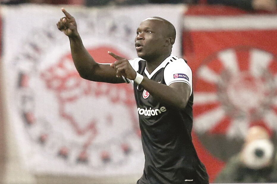 Aboubakar alinhou na última  temporada nos turcos  do Besiktas