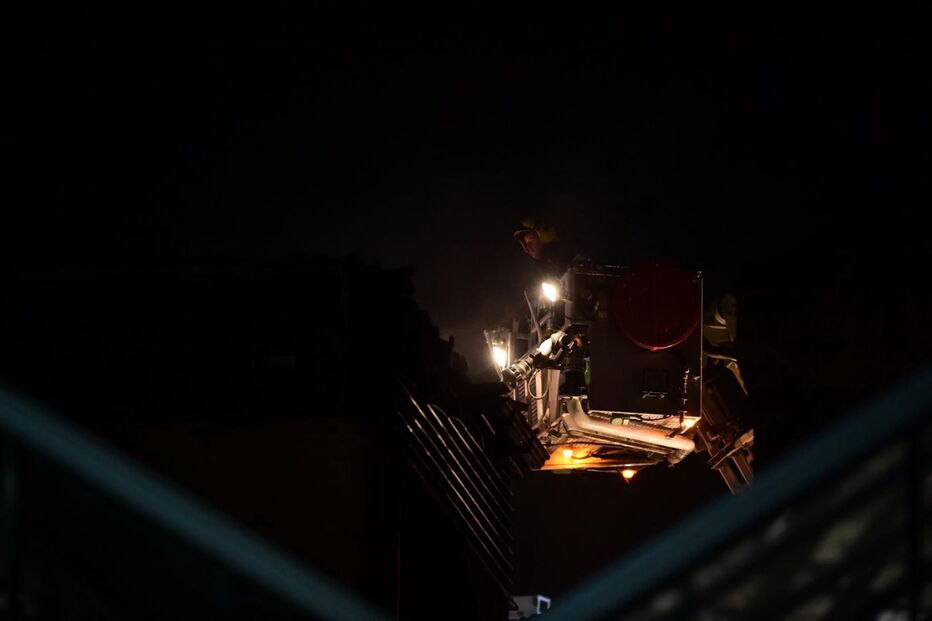 Fogo no mercado de Camden, em Londres