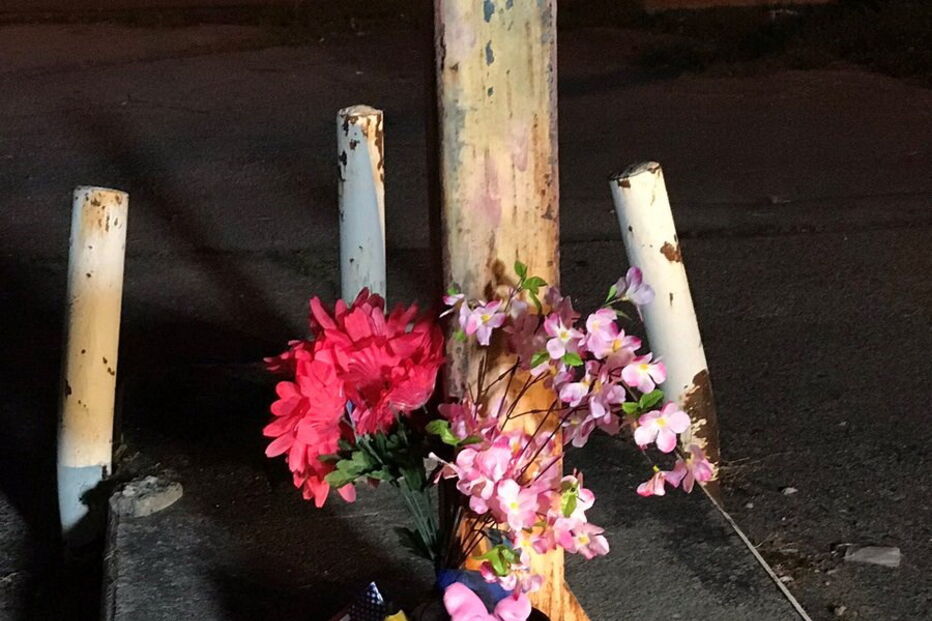 Foi criado um memorial no local onde a bebé morreu