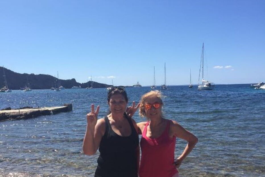 Dolores partilhou fotografias nas férias em família