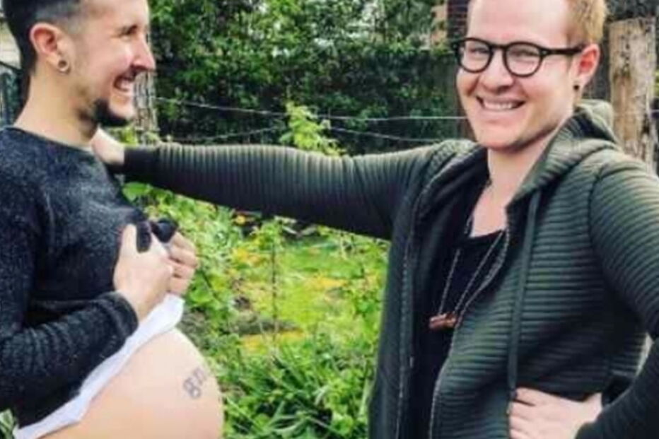 Transexual e marido esperam o primeiro filho biológico