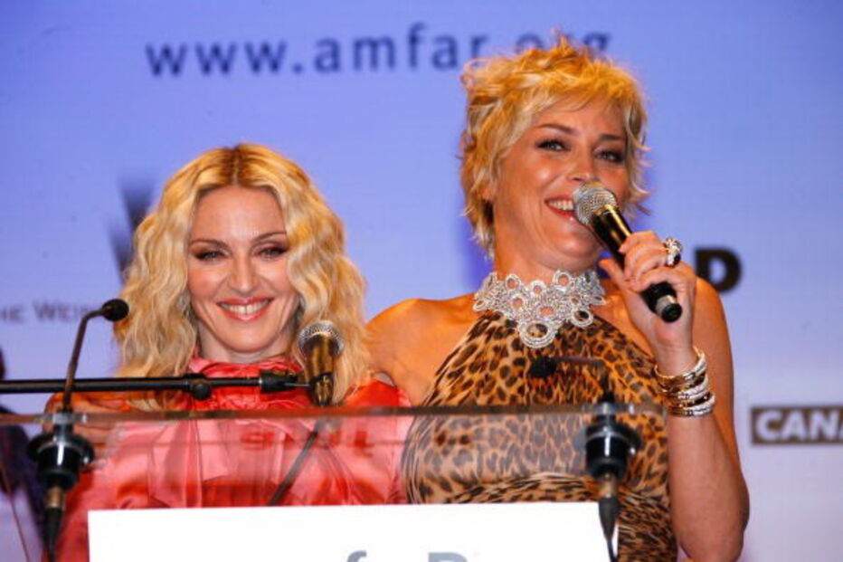 Madonna e Sharon Stone são amigas