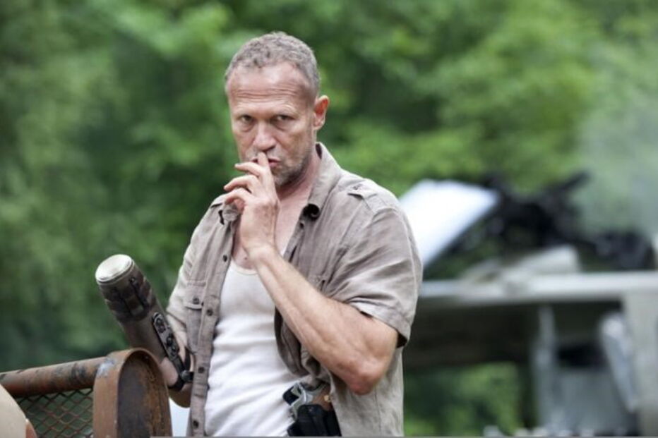 John Bernecker era duplo na série The Walking Dead