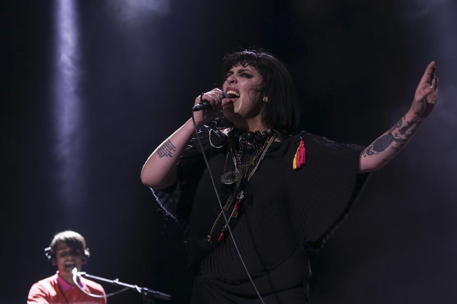 Sónia Tavares e a sua banda The Gift subiram ao palco no segundo dia do Super Bock Super Rock 