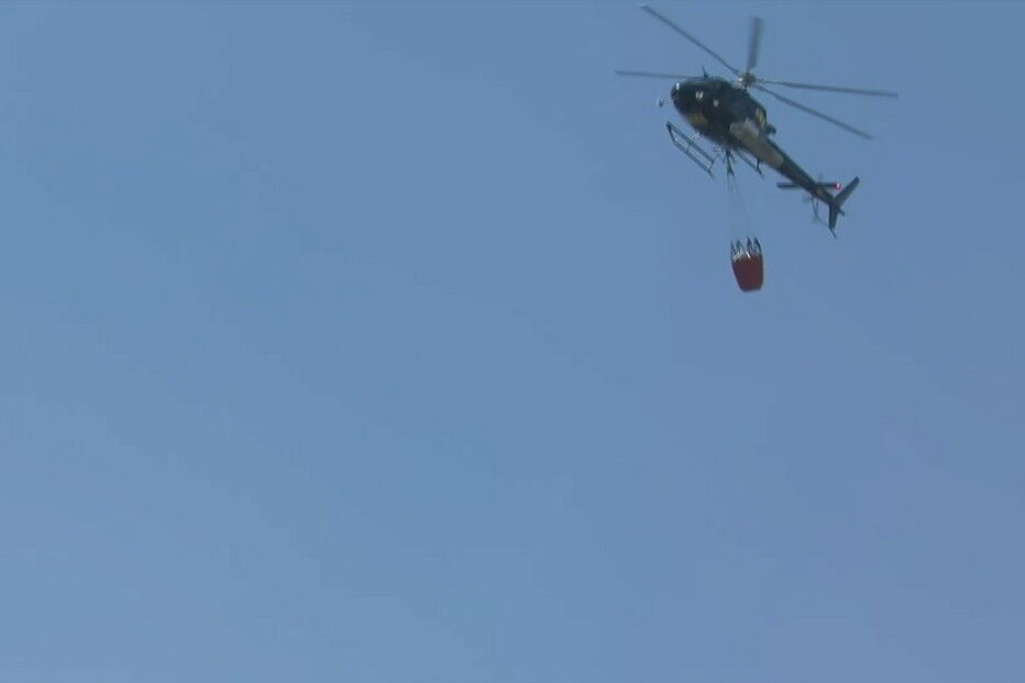 Helicóptero caiu em Alijó