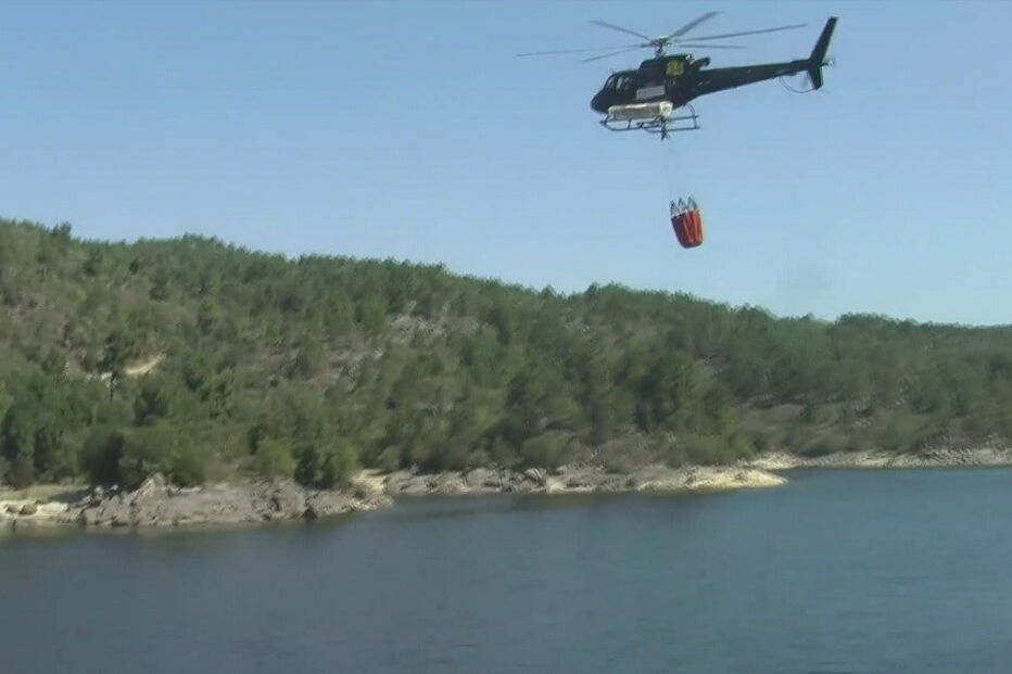 Helicóptero caiu em Alijó