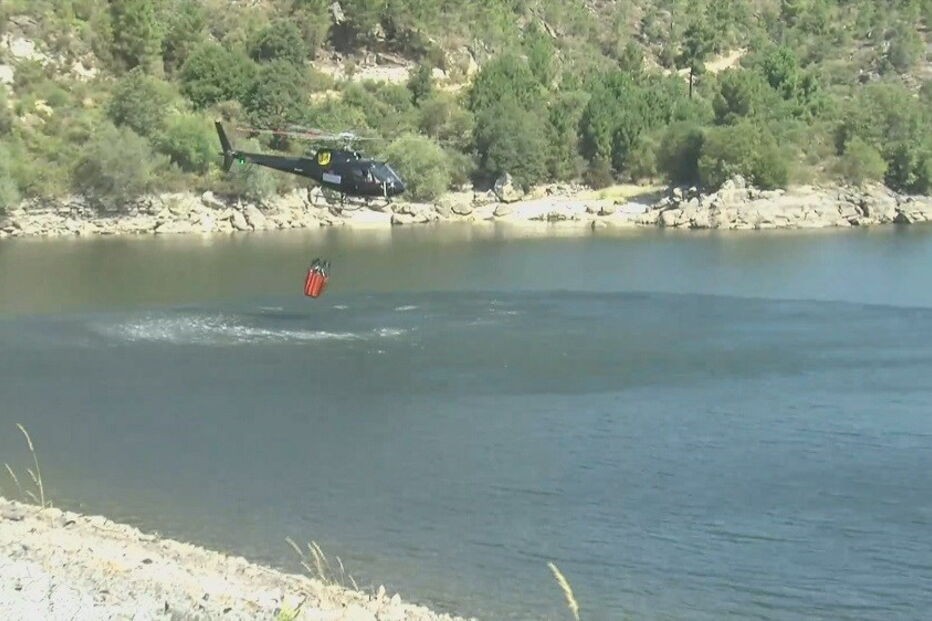 Helicóptero caiu em Alijó