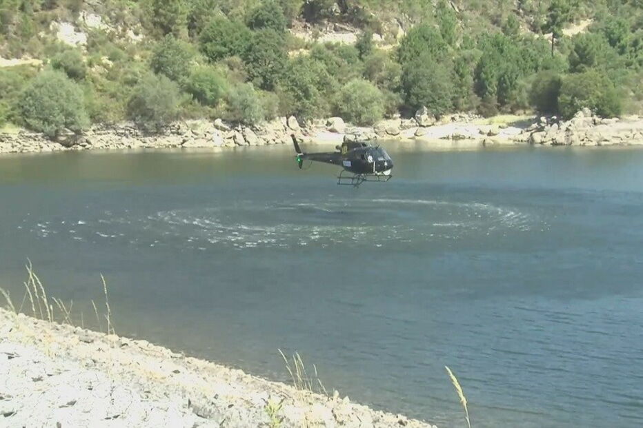 Helicóptero caiu em Alijó